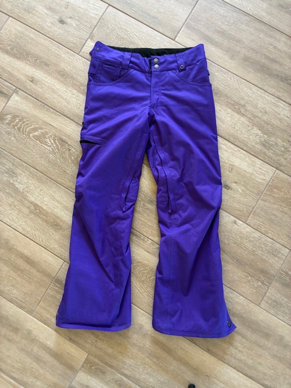 686 Women's Purple Ski Pants Lined Medium